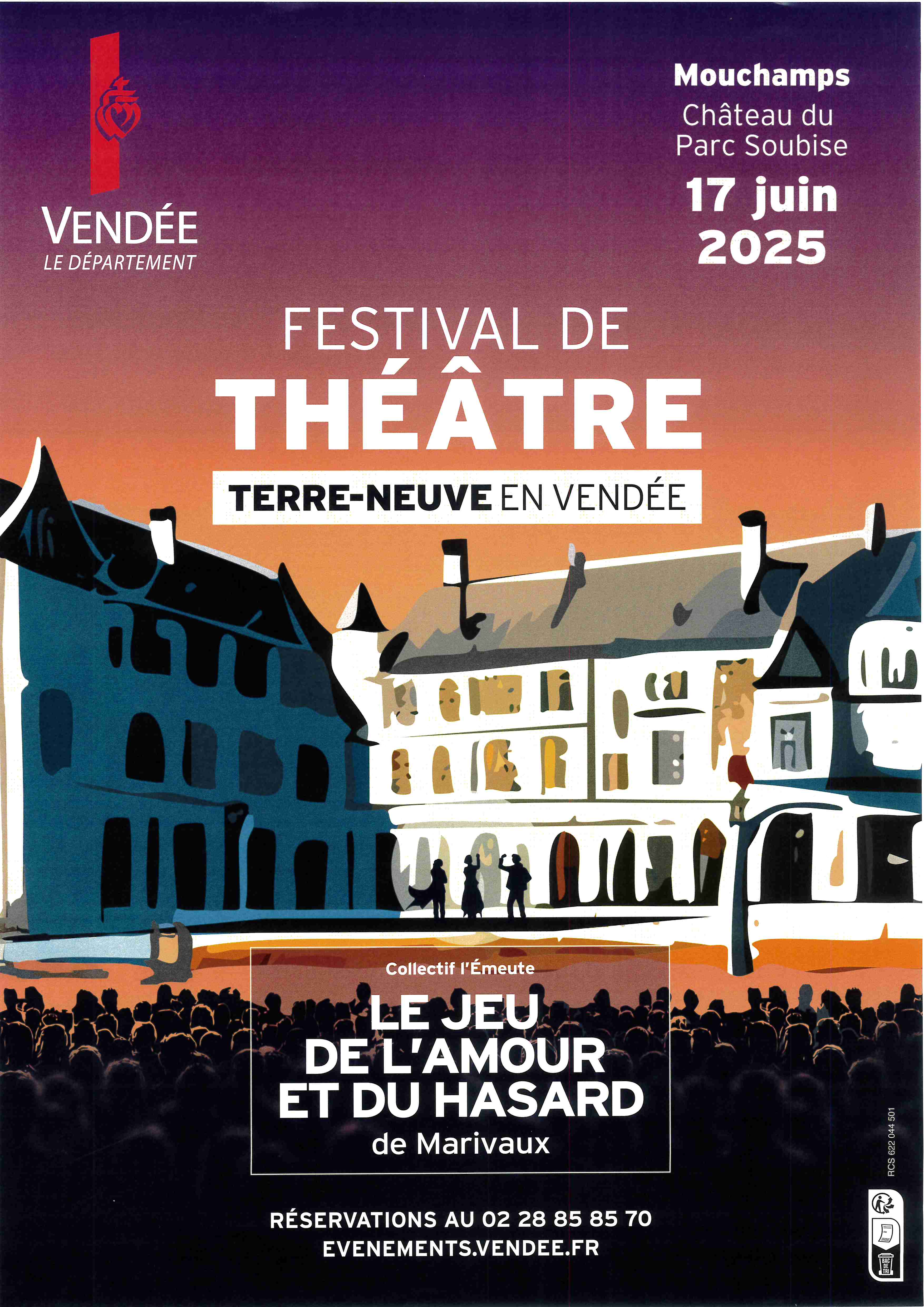 Les Herbiers : Théâtre - Festival de Terre Neuve : Le Jeu de l’Amour et du Hasard - Mouchamps