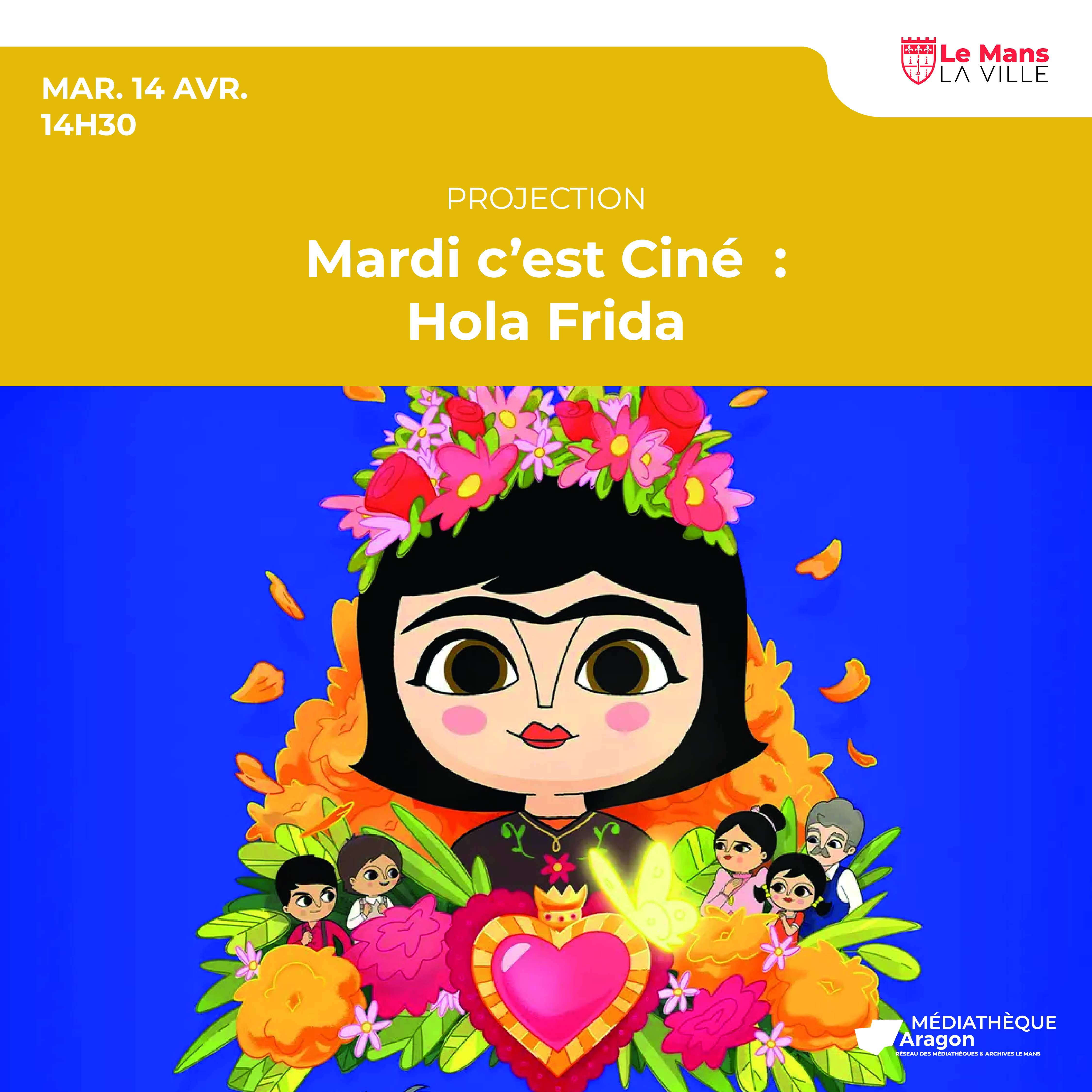 Mardi c’est Ciné Hola Frida