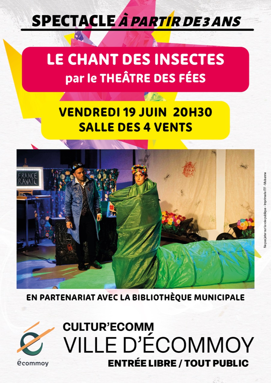 Spectacle « Le Chant des insectes » par le Théâtre des Fées