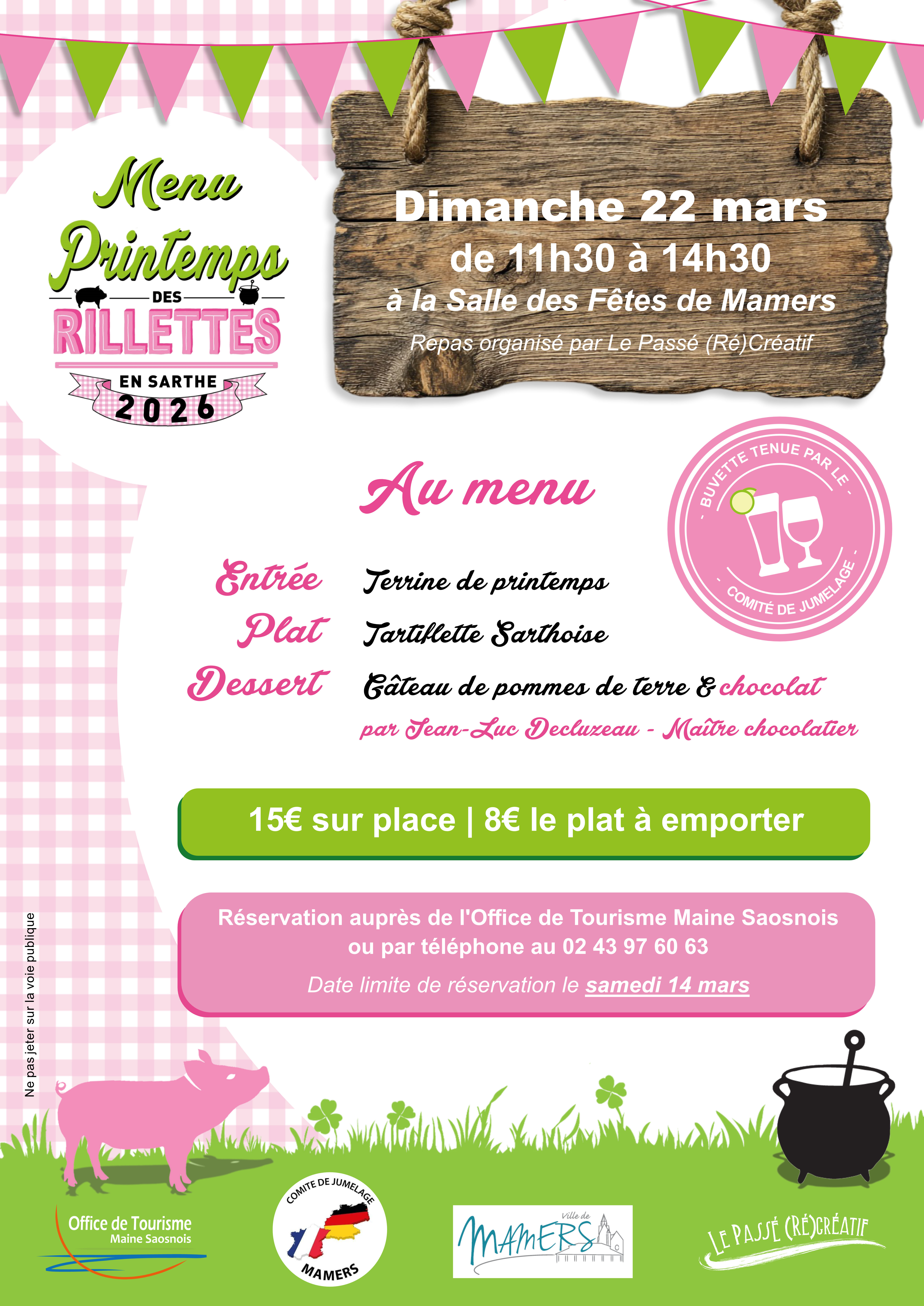 Repas convivial du Passé Récréatif – Le printemps des rillettes