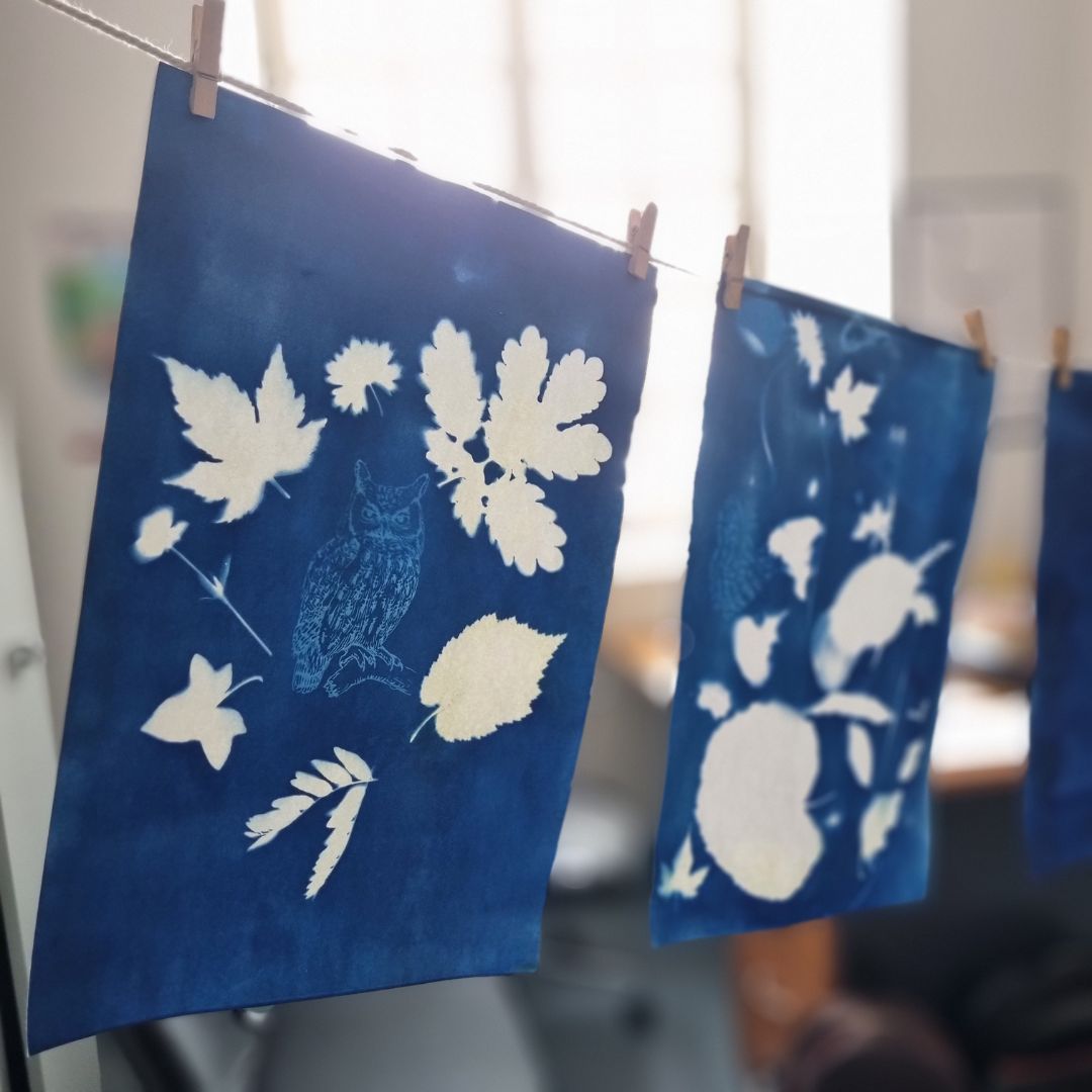 Les jeudis au théâtre (atelier cyanotype)