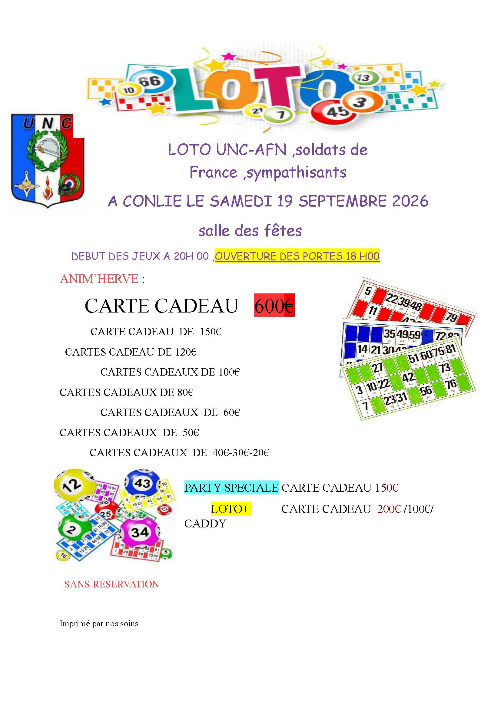 Loto UNC AFN