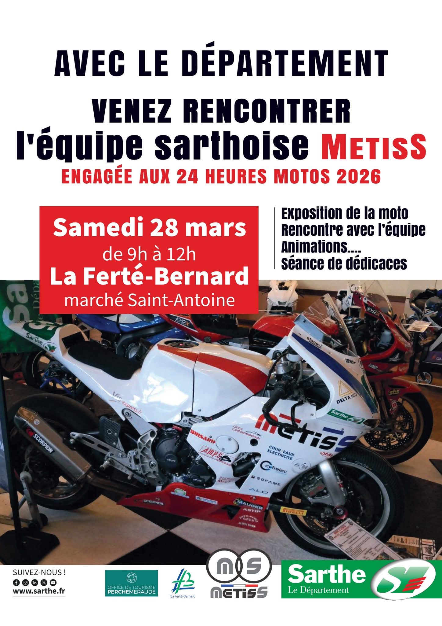 Venez rencontrer l’équipe sarthoise METISS