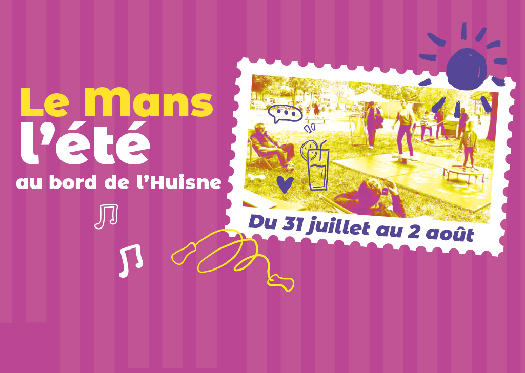 Le Mans, l’été au bord de l’Huisne