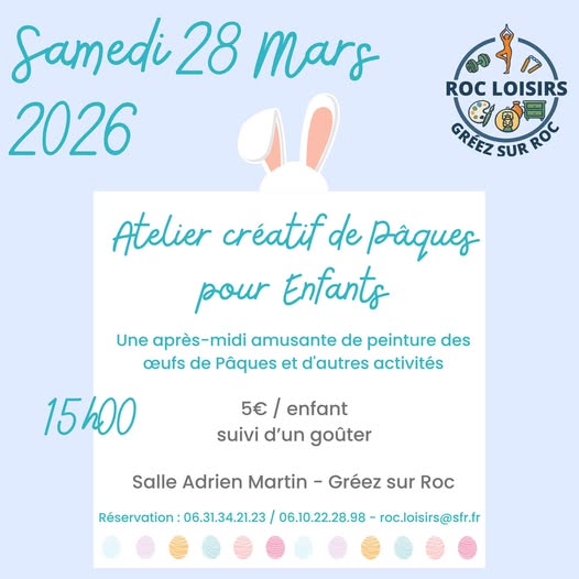 Atelier créatif de Paques