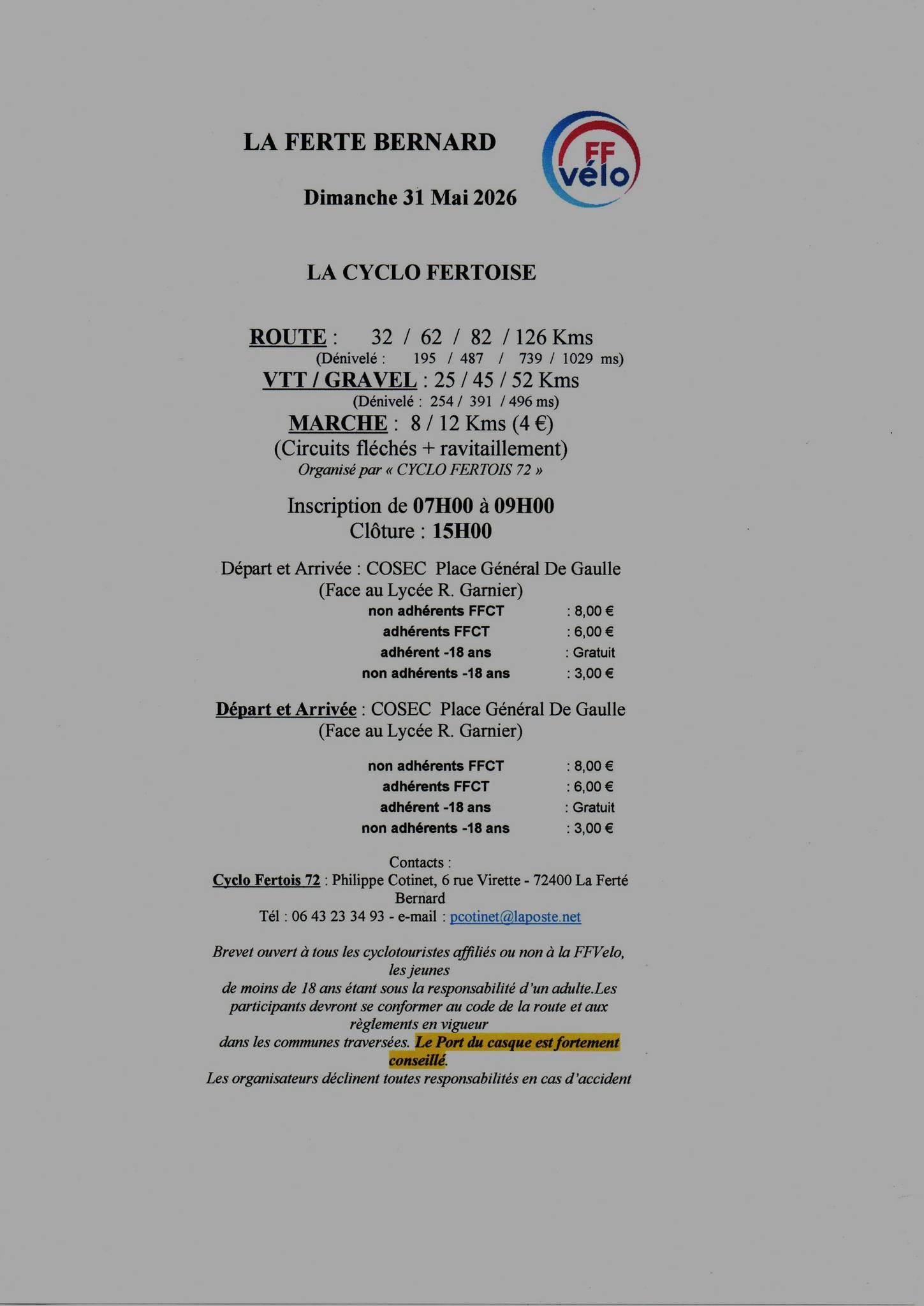 La Cyclo Fertoise