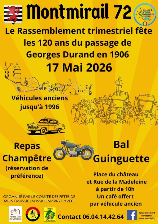 Rassemblement de véhicules anciens et de prestige