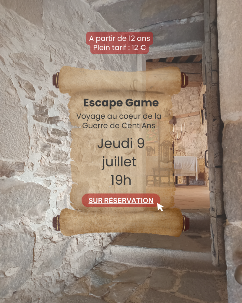 Escape-game « Voyage au cœur de la Guerre de Cent Ans »