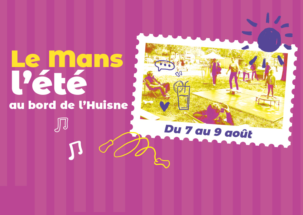 Le Mans, l’été au bord de l’Huisne