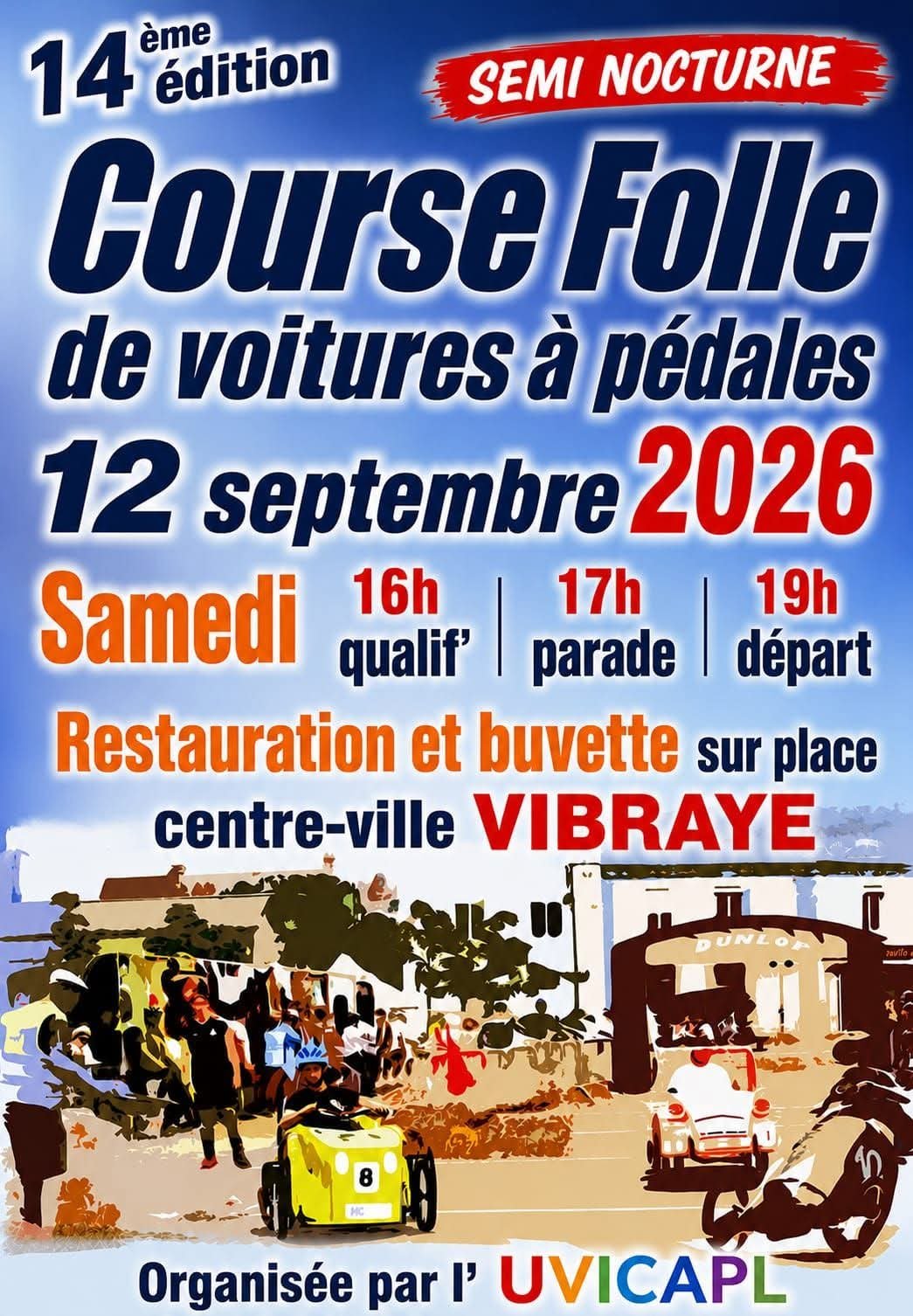 14ème édition de la Course folle de voitures à pédales