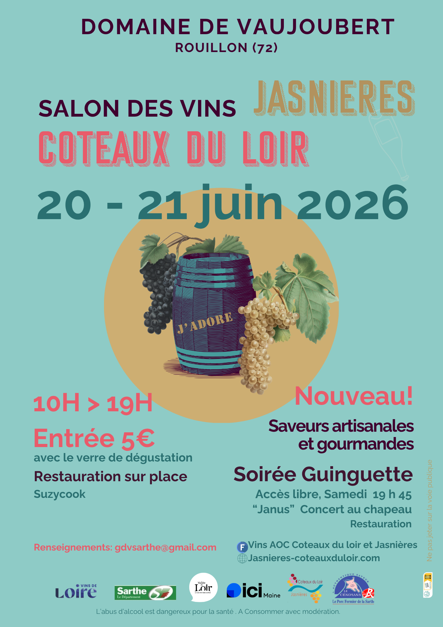 Salon des vins Coteaux du Loir et Jasnières