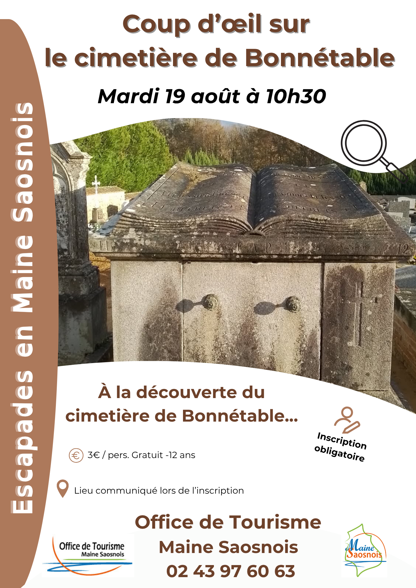 Escapades en Maine Saosnois : Coup d’œil sur le cimetière de Bonnétable