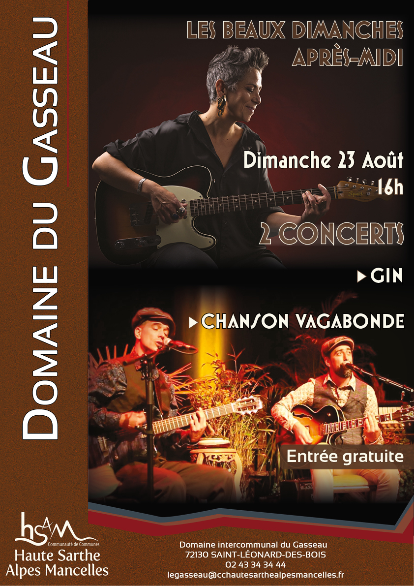 Les Beaux Dimanches Après-midis : Gin + Chanson Vagabonde