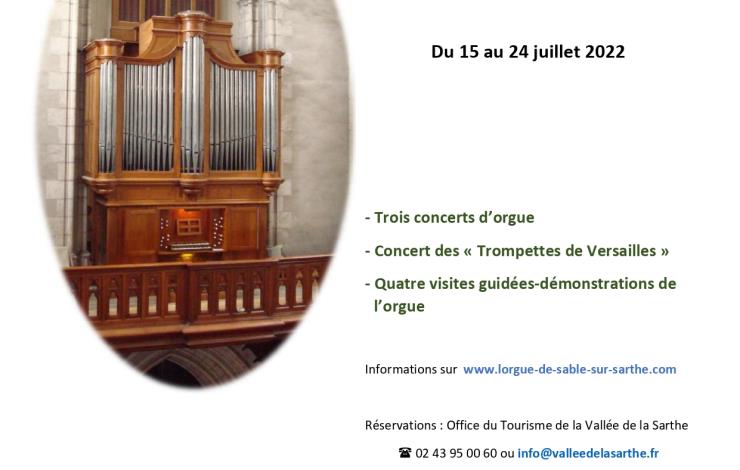 Affiche promotionnelle fête de l'orgue