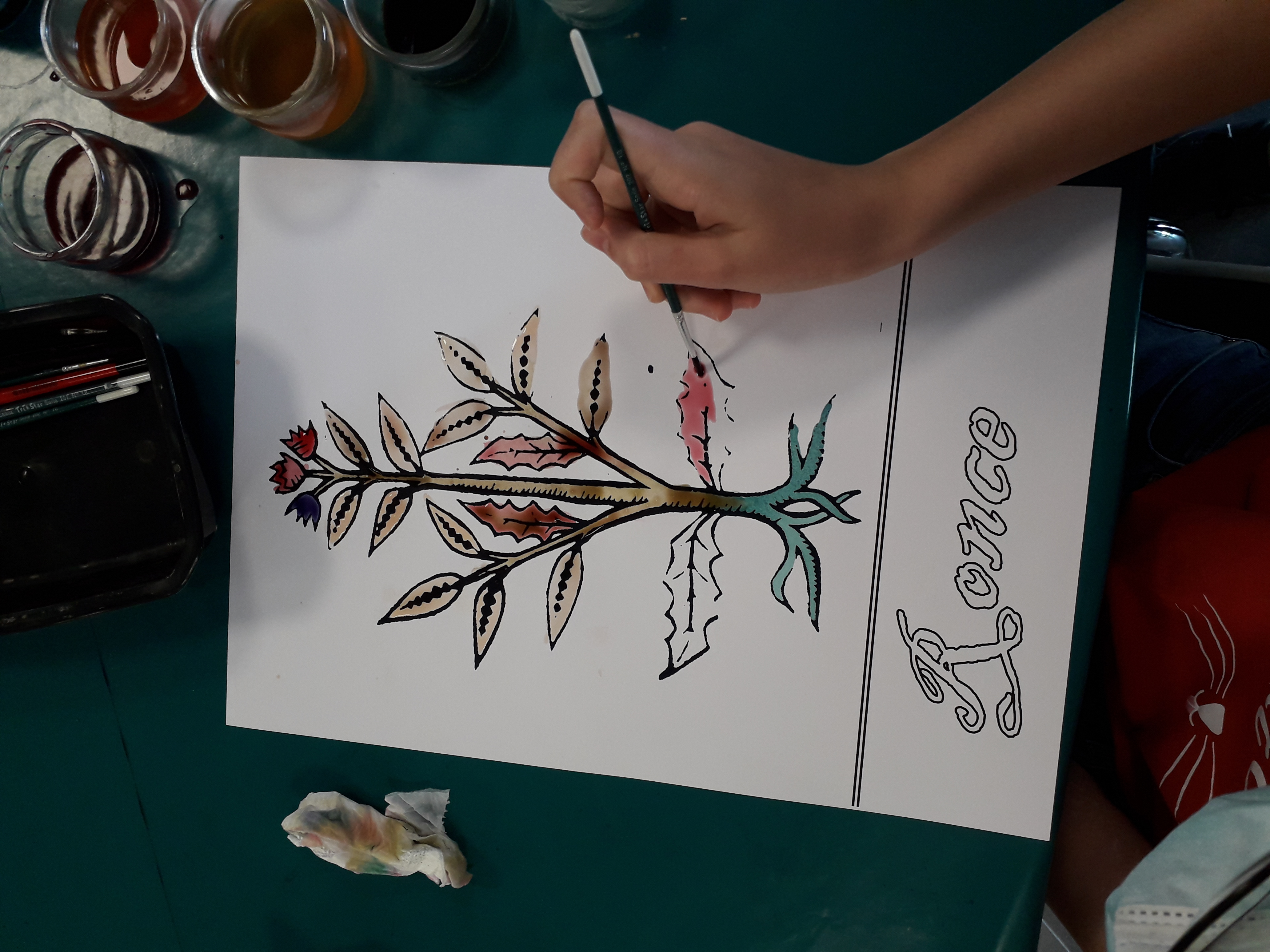 Atelier Famille « Peinture végétale »