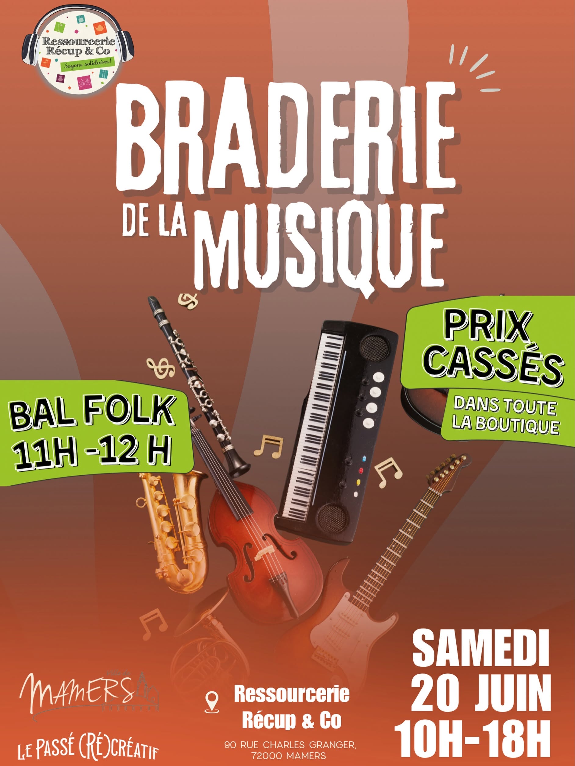 Braderie de la Musique à la Ressourcerie