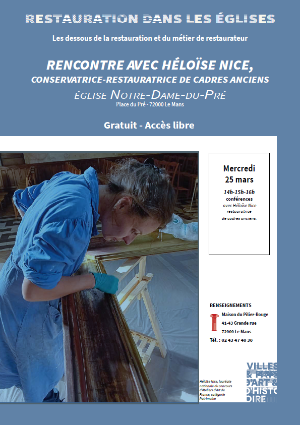 Rencontre avec Héloïse Nice, conservatrice-restauratrice de cadres anciens