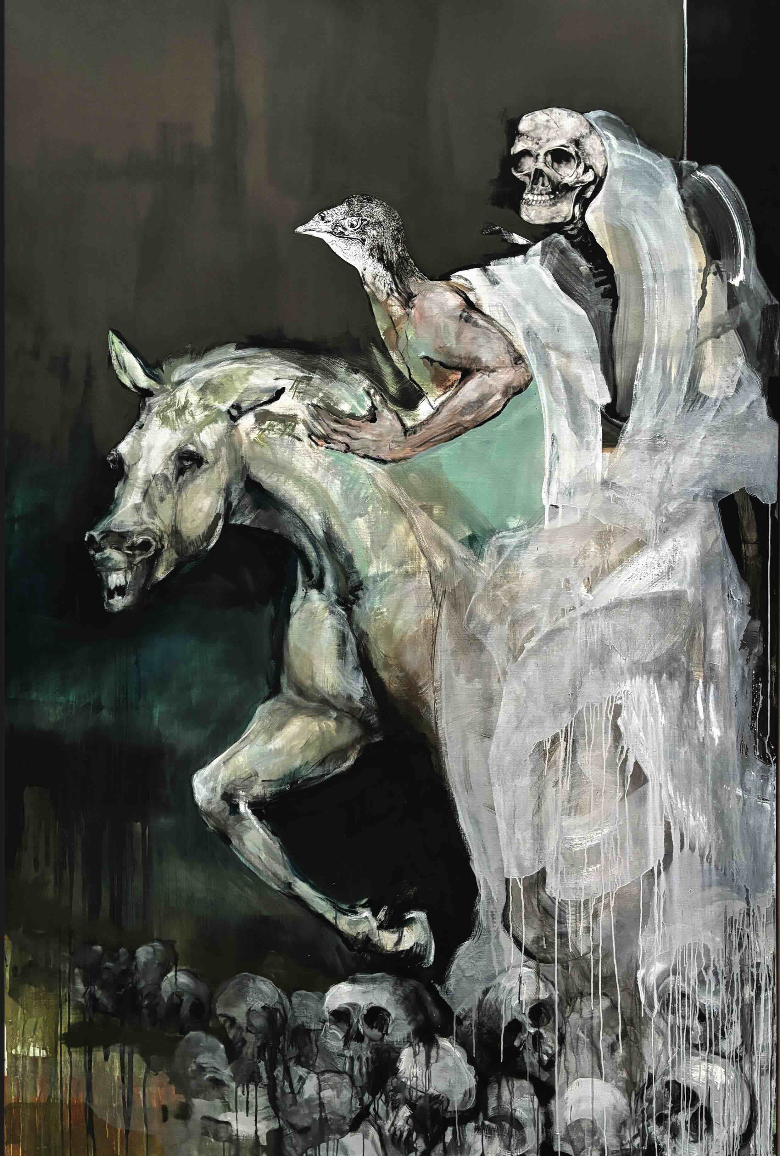 Cavalier - cheval pale