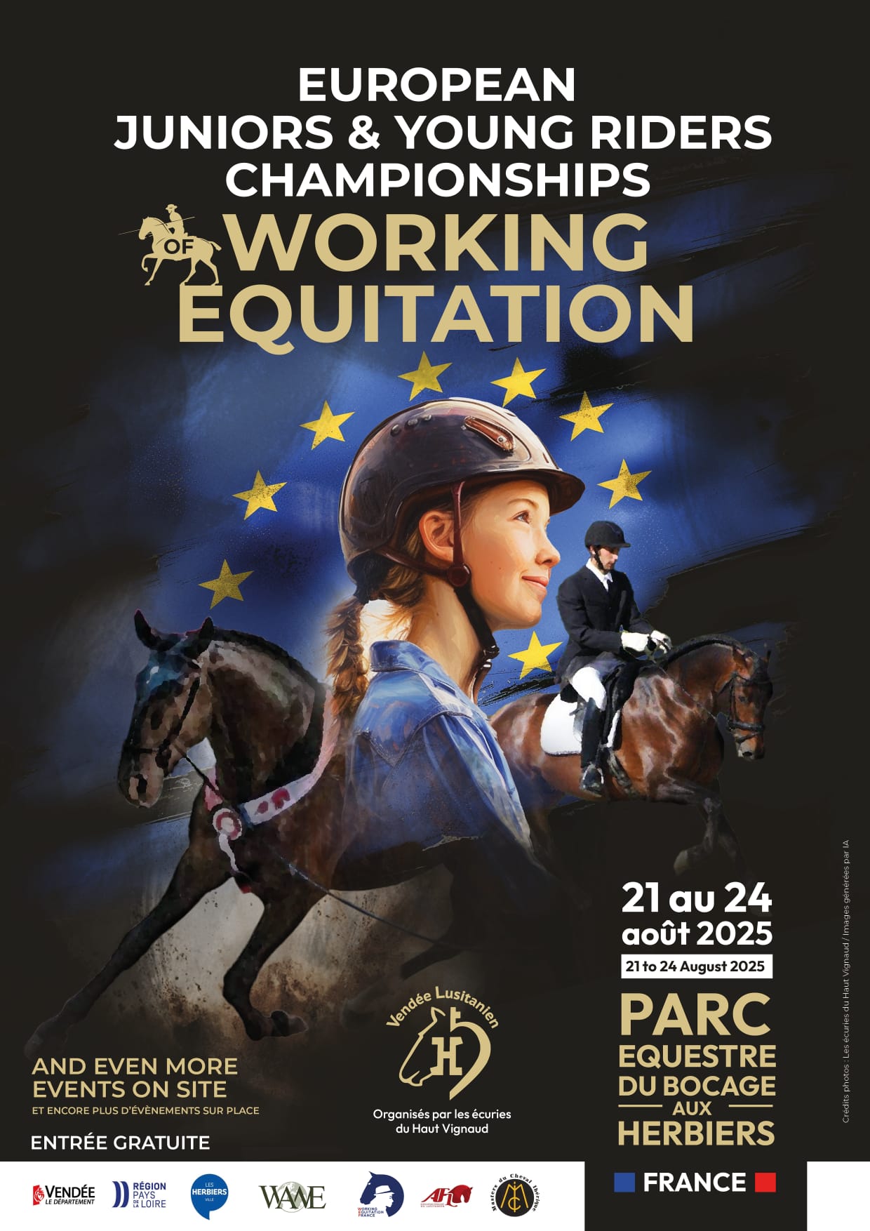 Les Herbiers : Equitation : championnat européen Working Equitation - Les Herbiers