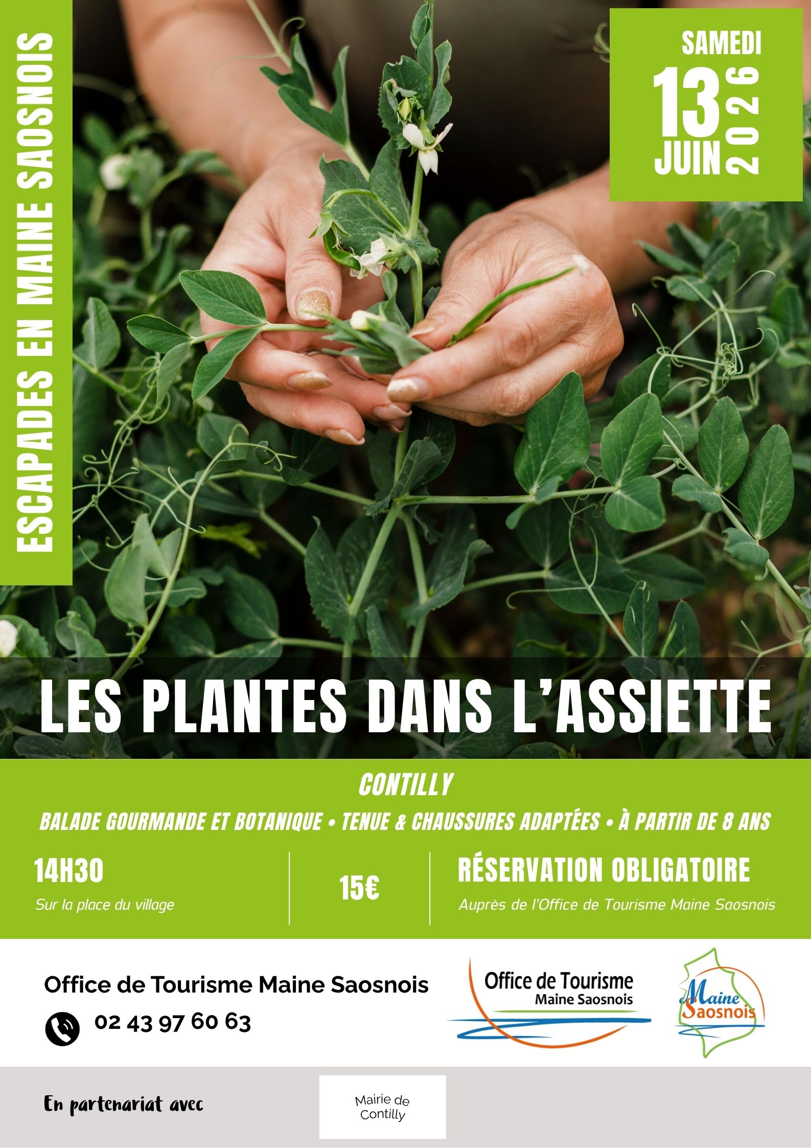 Escapades en Maine Saosnois : Les plantes dans l’assiette