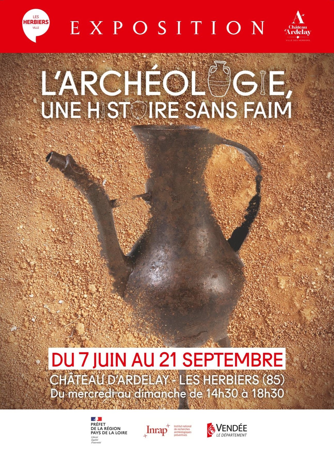 Les Herbiers : Les Journées Européennes de l'Archéologie - Château d'Ardelay - Les Herbiers
