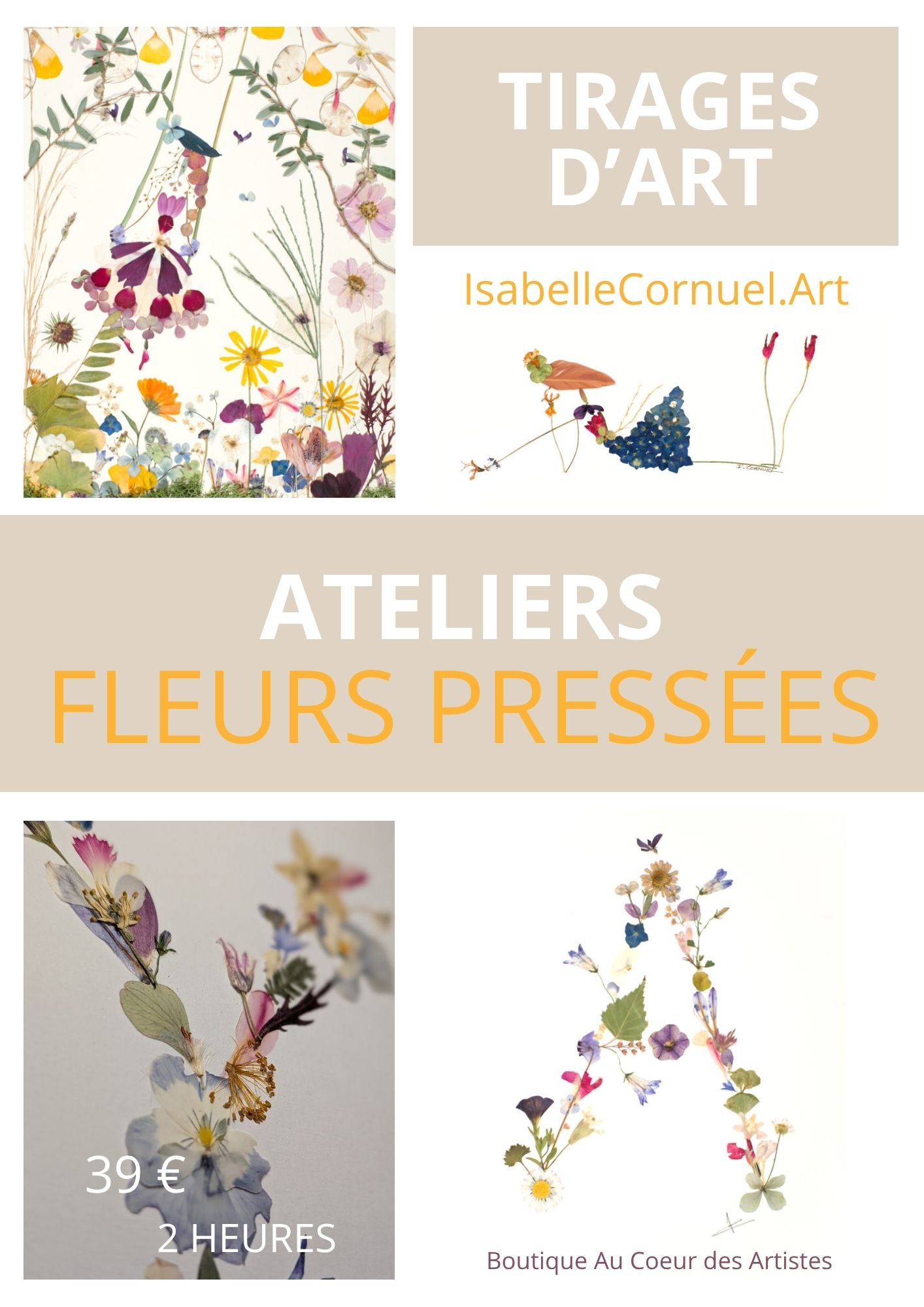 ATELIER FLEURS PRESSÉES