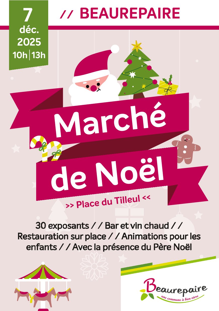Les Herbiers : Marché de Noël - Beaurepaire