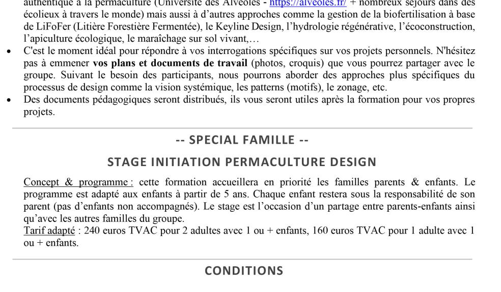 Info Stage Perma Famille