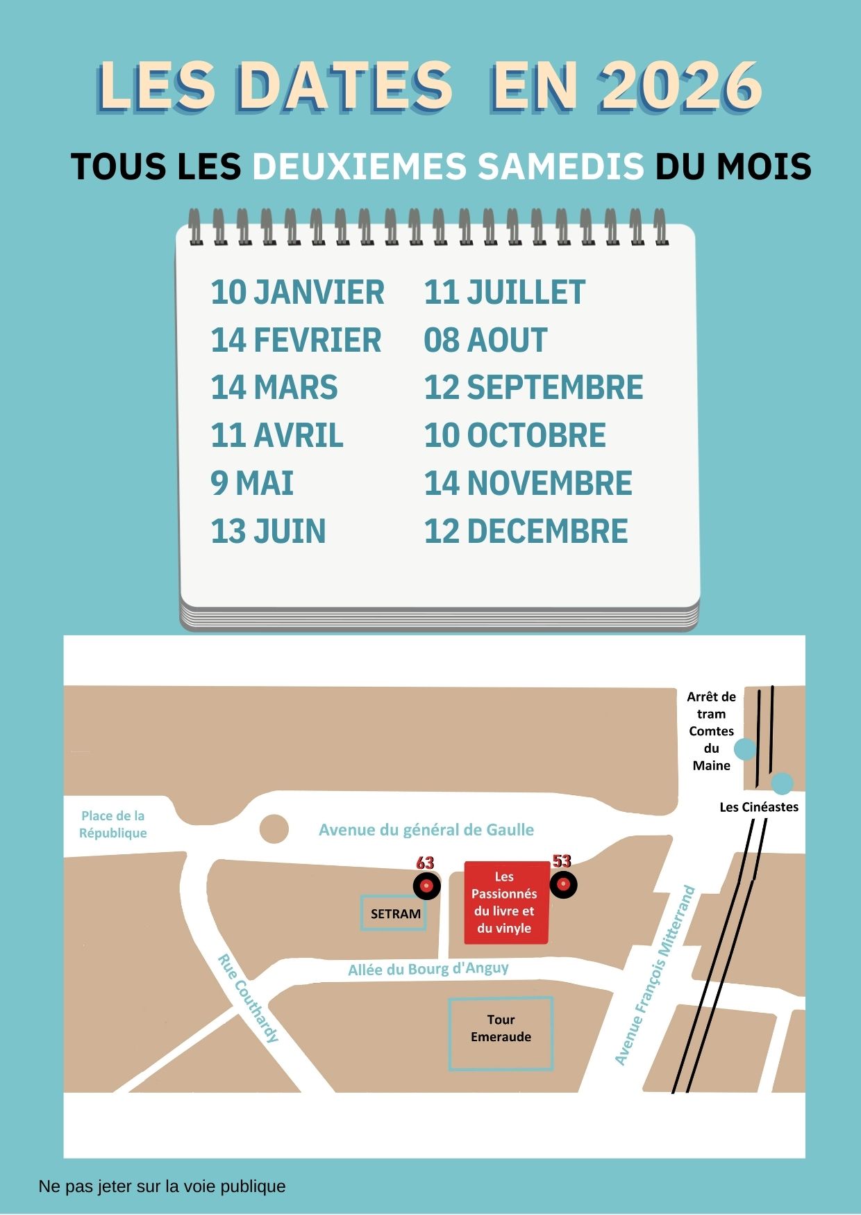 Flyer 2026 le mans Affiche - 2