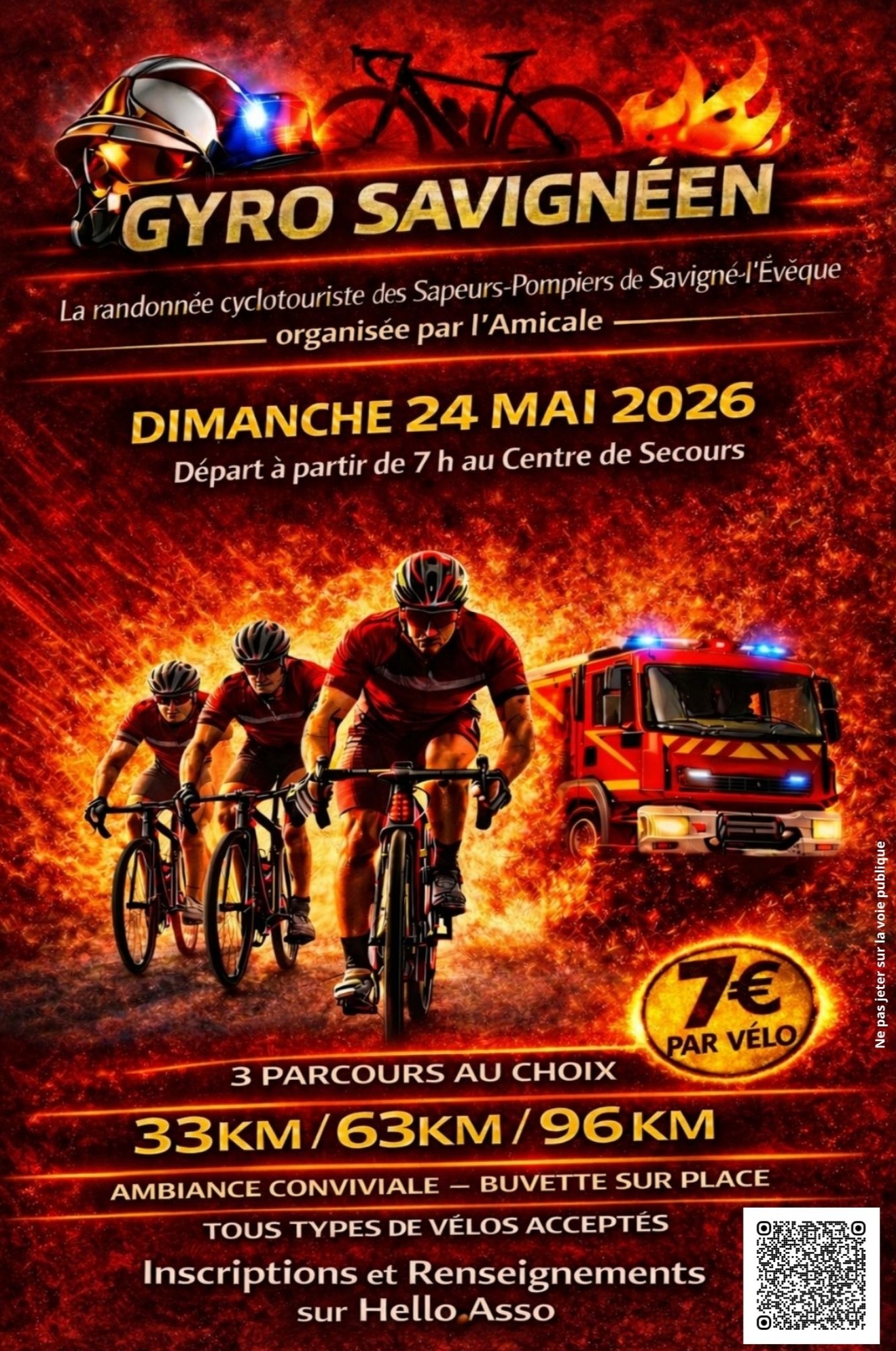 Randonnée cyclotouriste GYRO SAVIGNÉEN