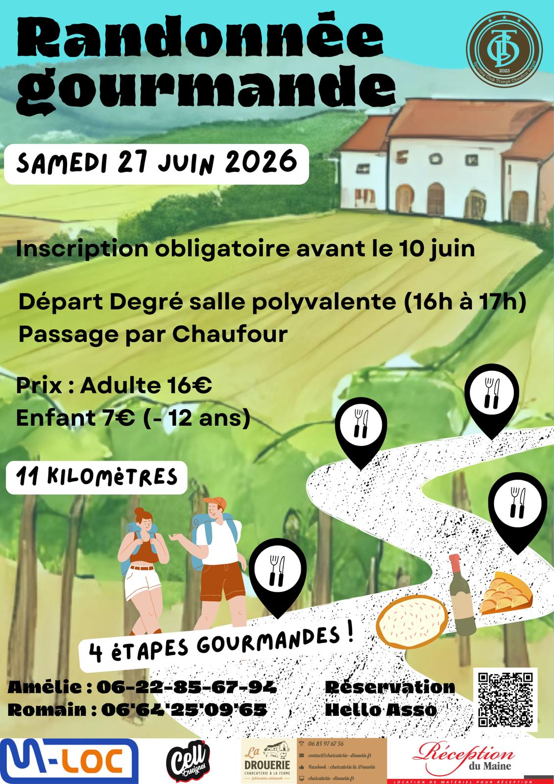 Randonnée Gourmande du Sporting Club TCD