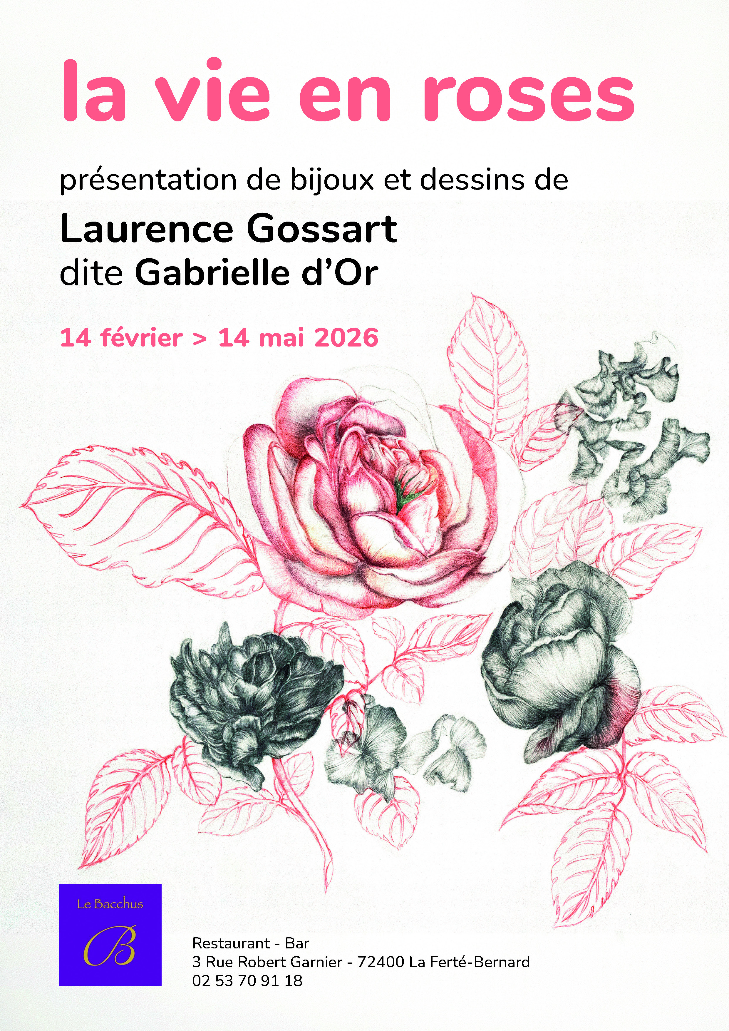 Exposition de bijoux et dessins