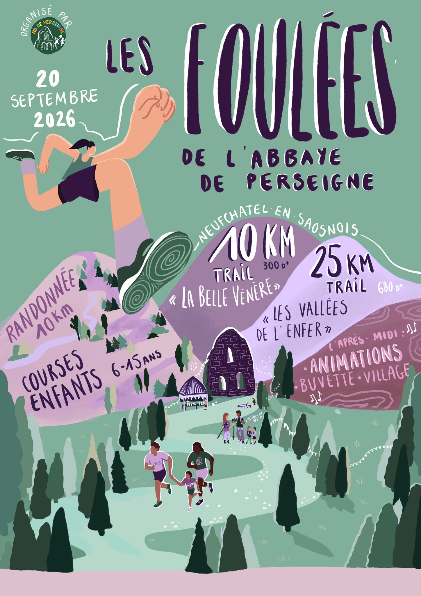 Les foulées de l’Abbaye de Perseigne