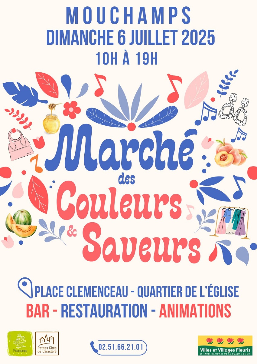 Les Herbiers : Marché Saveurs et Couleurs - Mouchamps