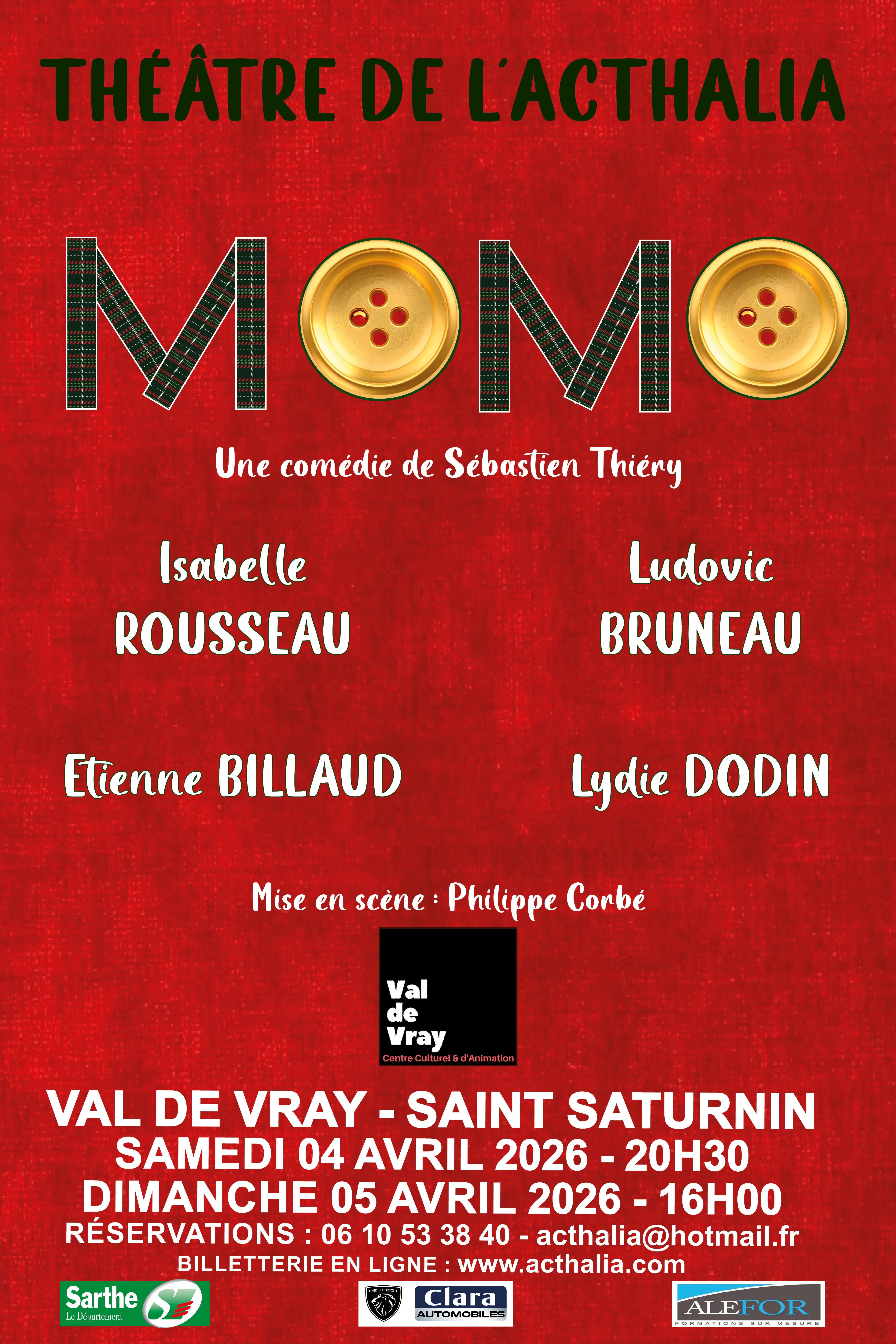 Momo – Théâtre de l&rsquo;Acthalia – Val de Vray