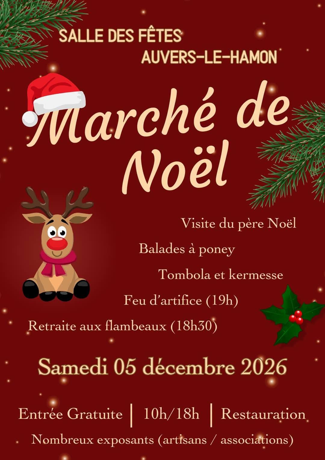 Marché de Noël à Auvers le Hamon