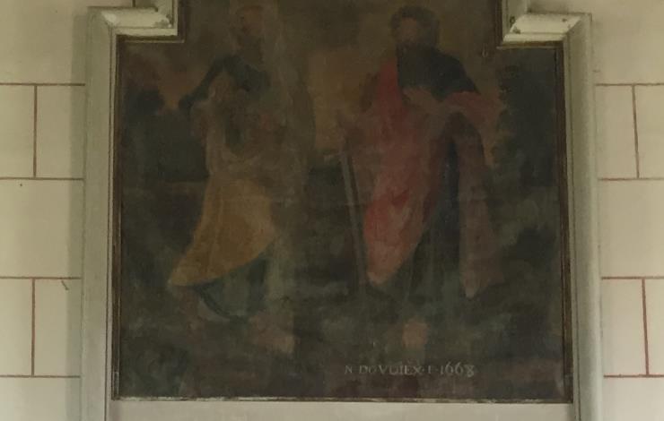 Retable du maitre autel - St Pierre des Ormes