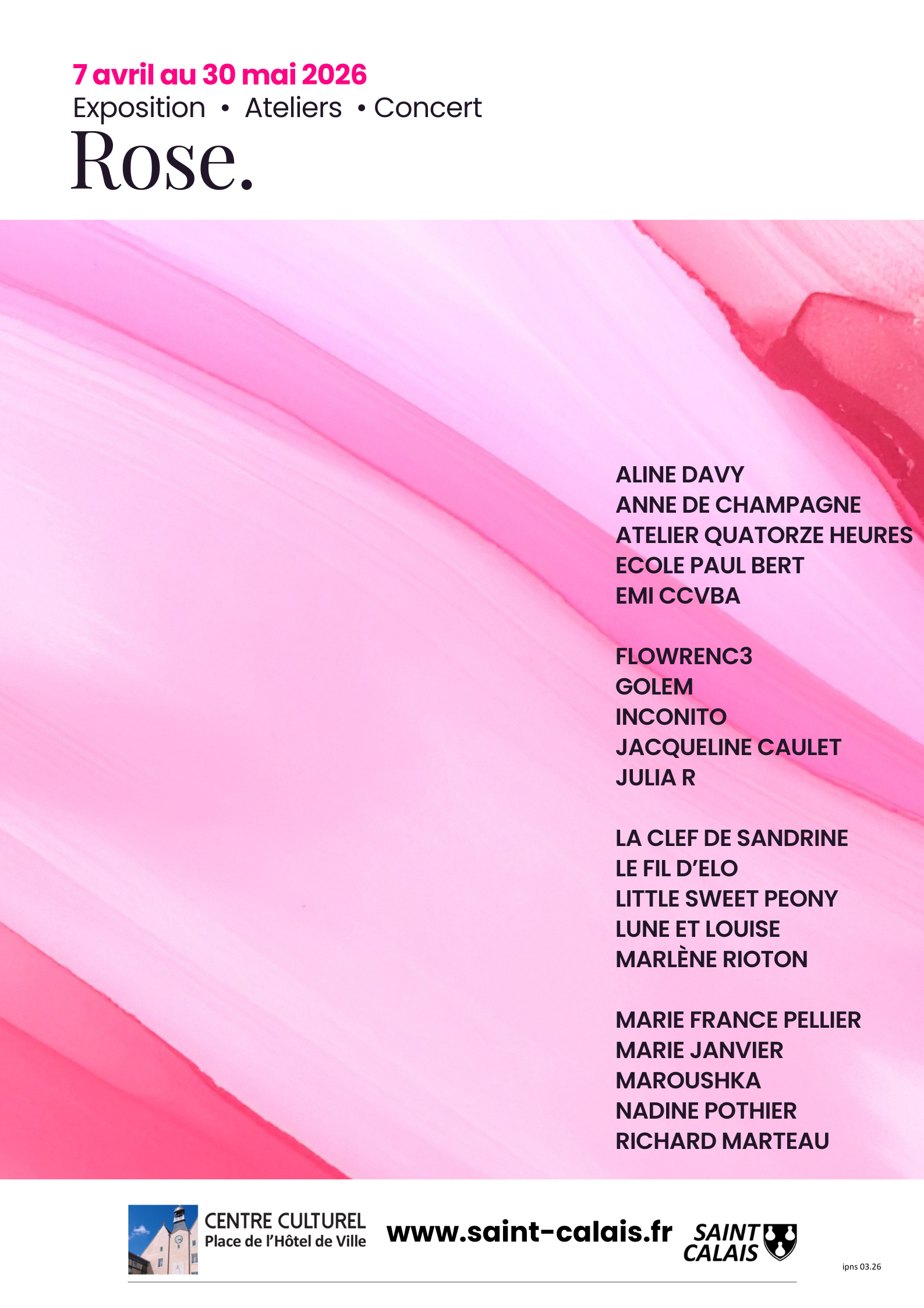 Exposition « Rose. »