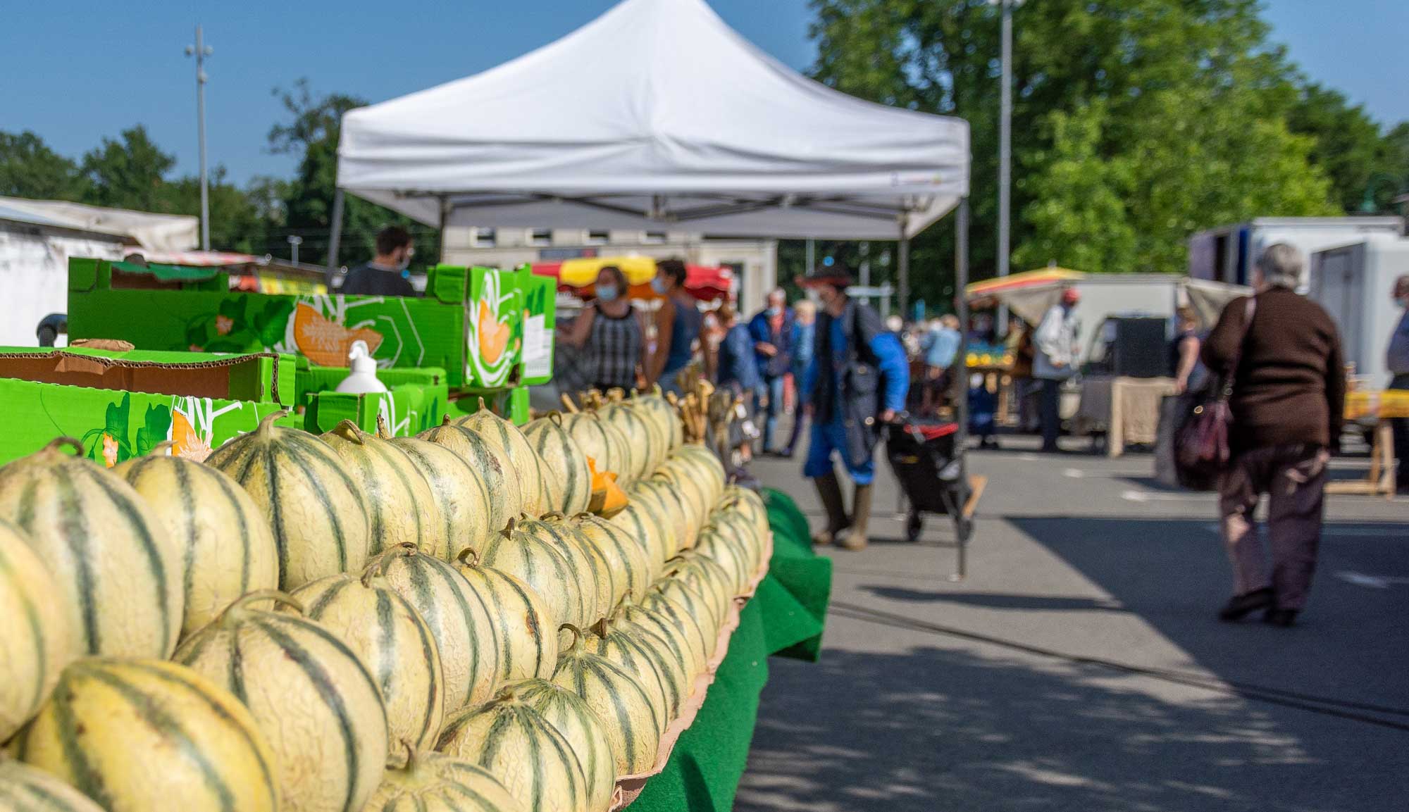 Marché le jeudi matin à La Suze-sur-Sarthe