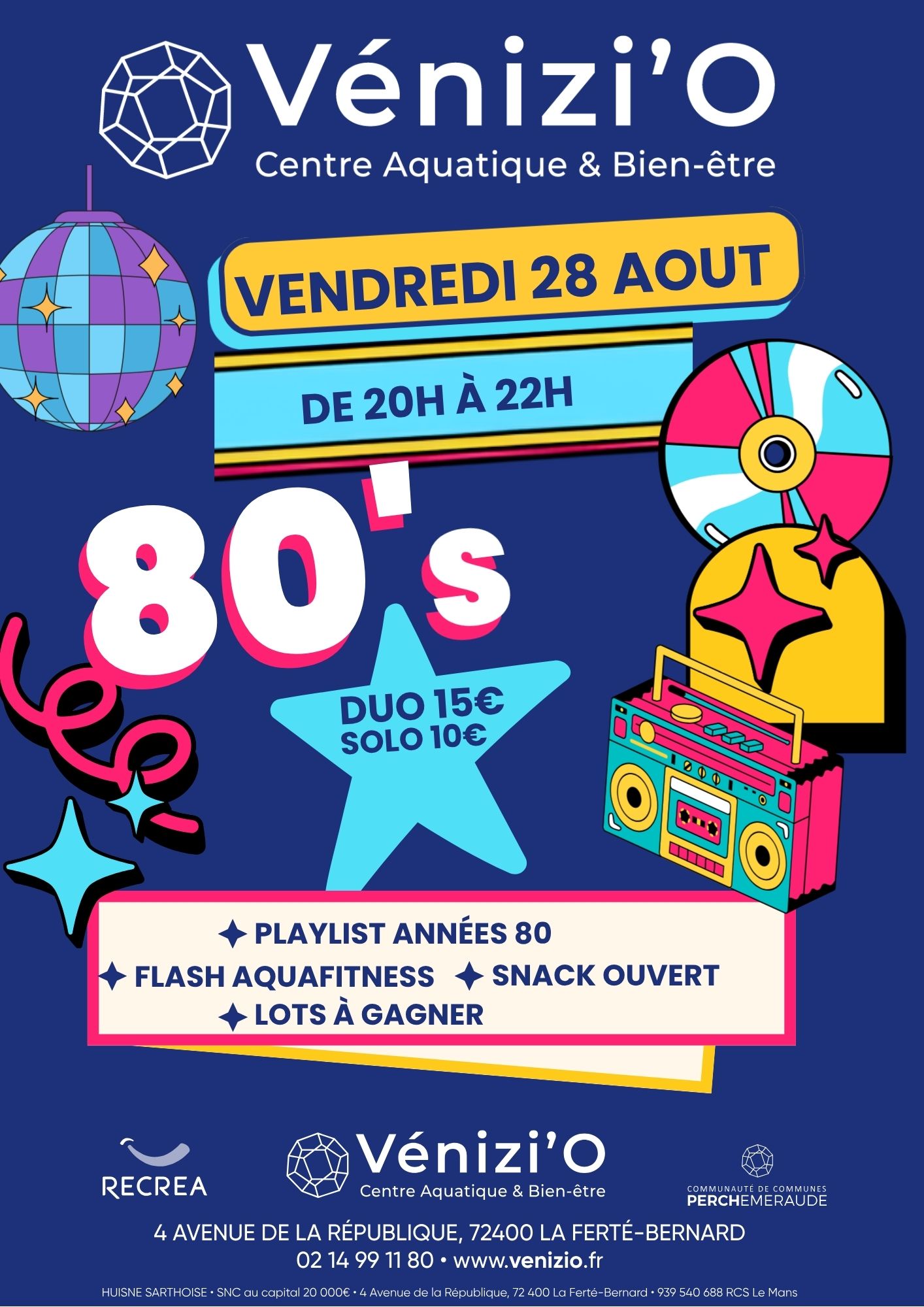 Soirée années 80′