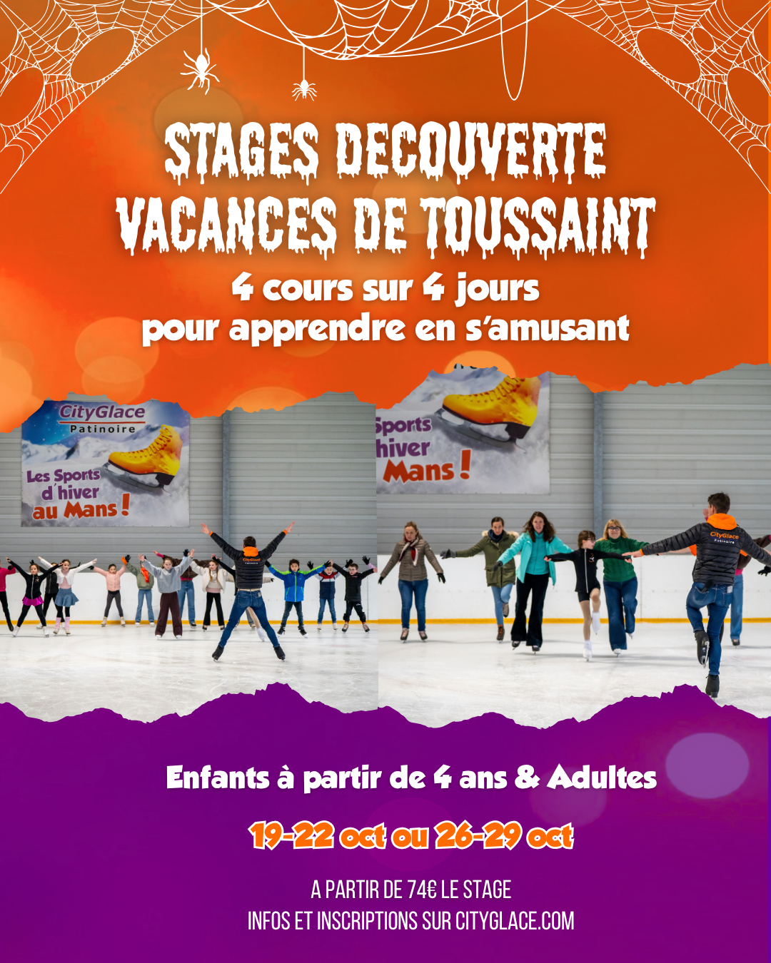 Stages découverte vacances de la Toussaint