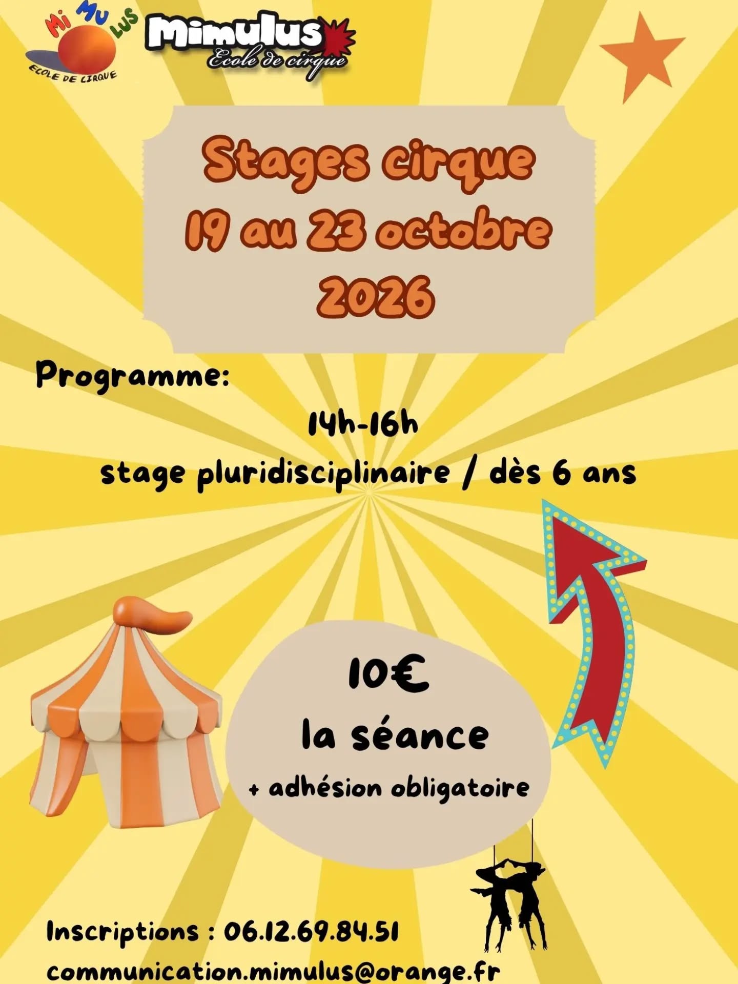 Stages de cirque enfant
