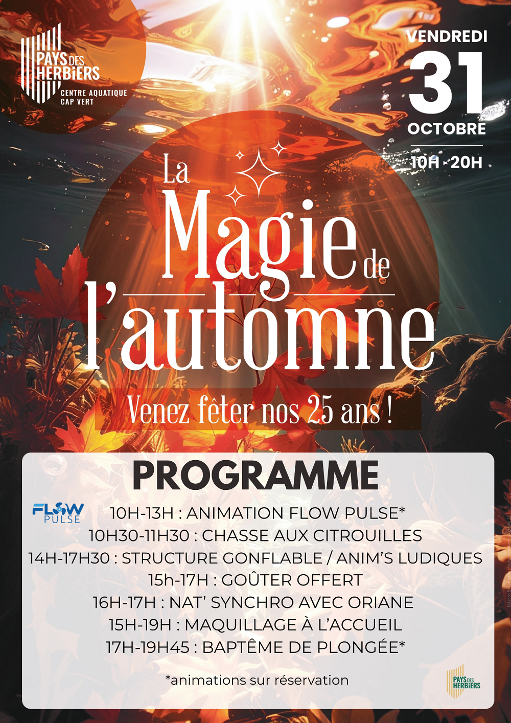 La Magie de l'Automne - Centre Aquatique - Les Herbiers