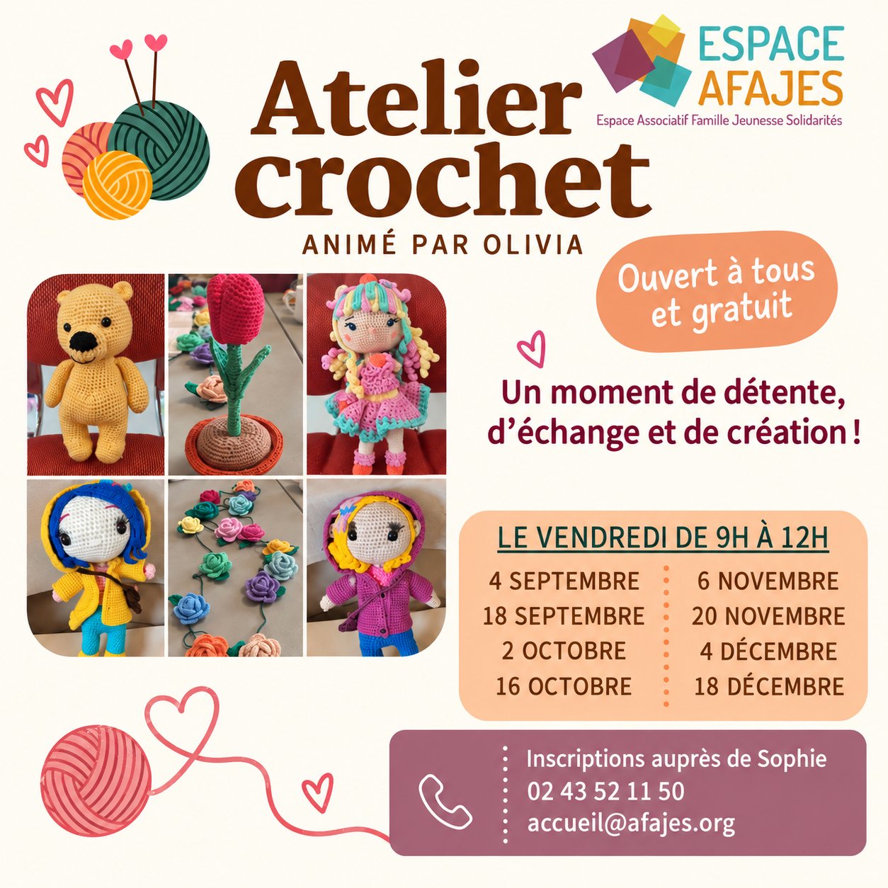 Atelier crochet