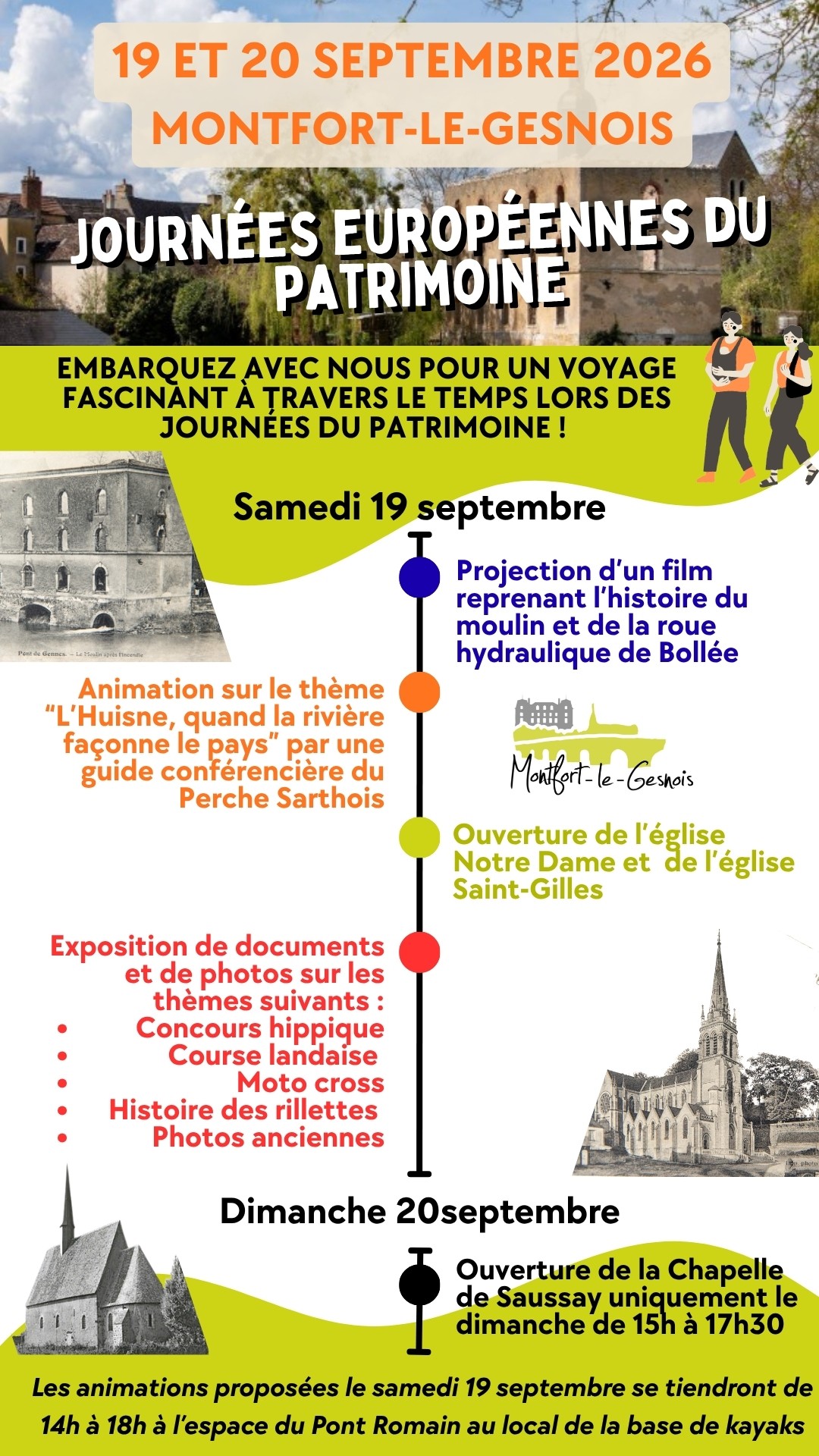 Journées du patrimoine – Espace du Pont Romain