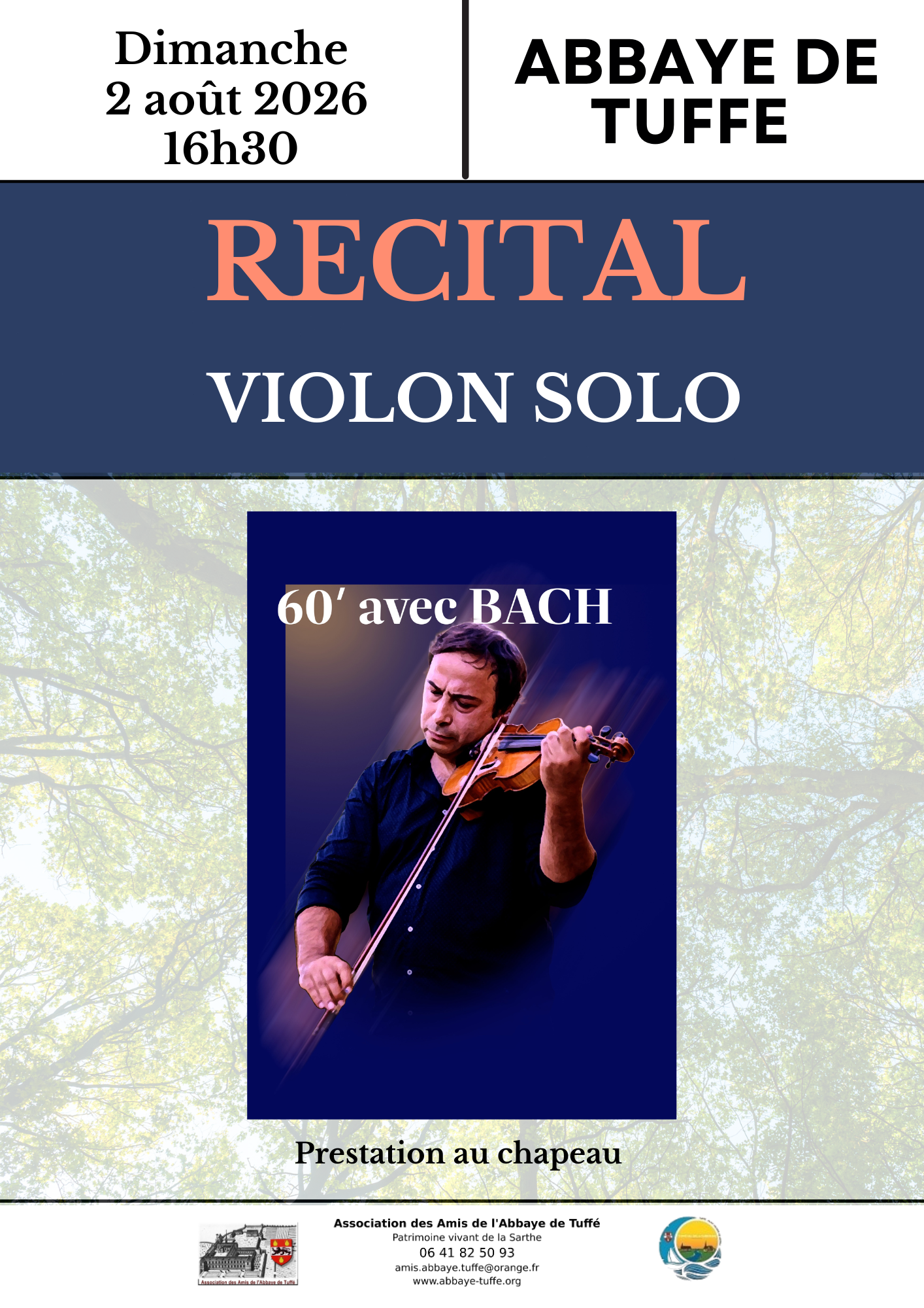 Concert » 60′ avec Bach »