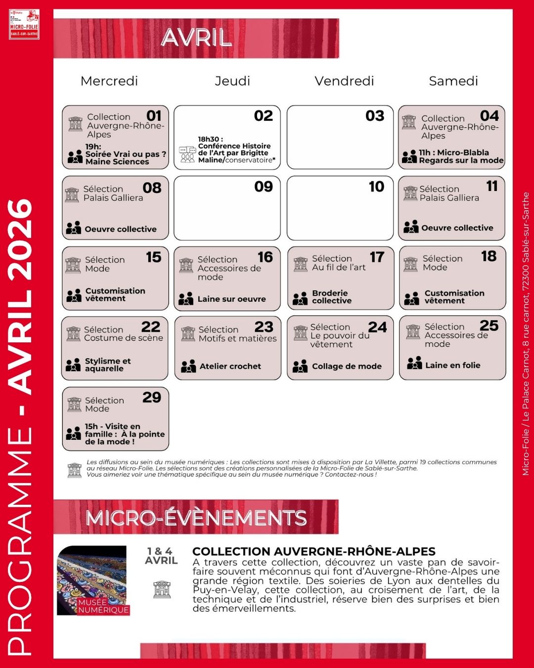 Avril à la Micro-Folie !