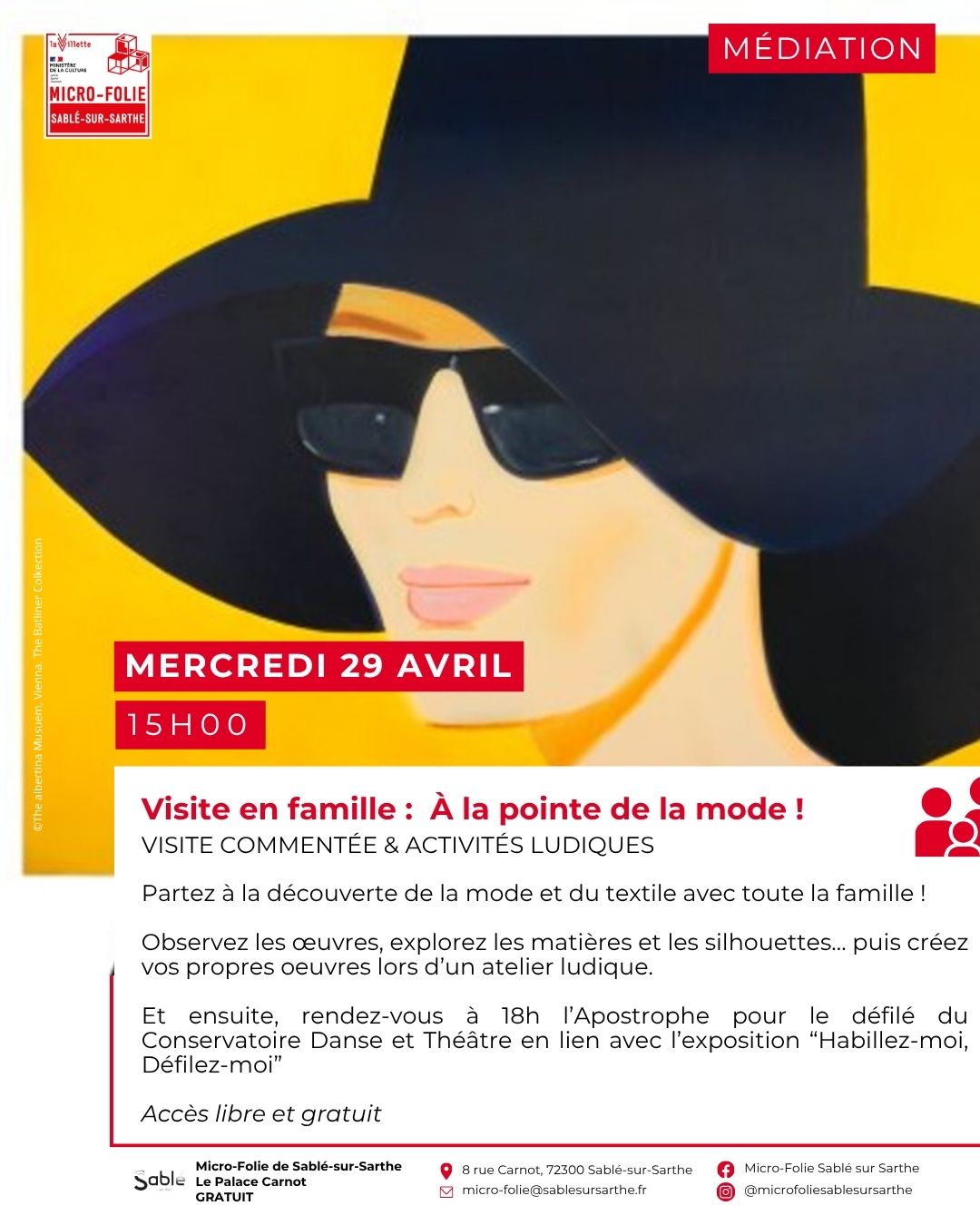 Visite en famille : À la pointe de la mode !