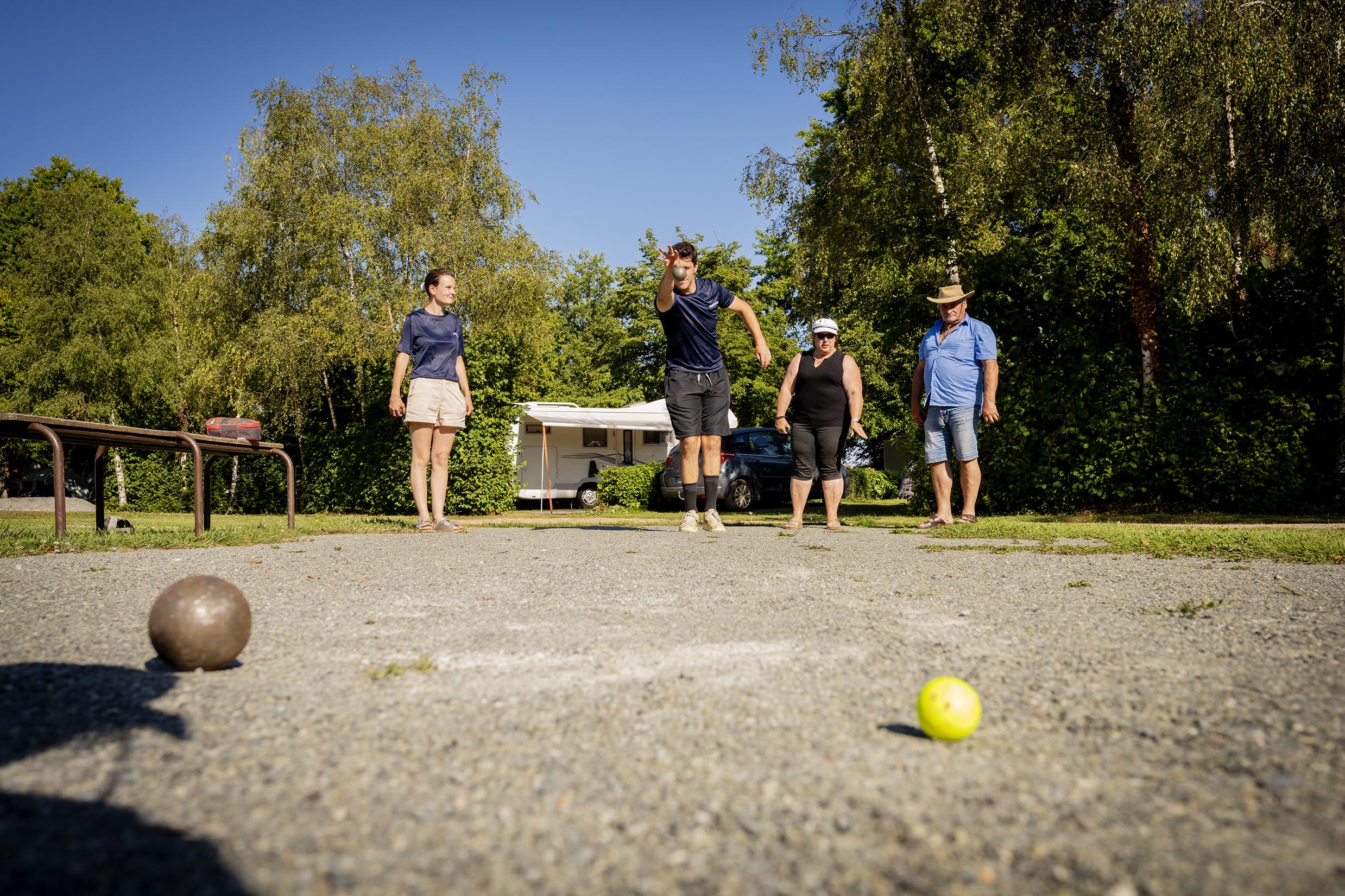 Concours de pétanque