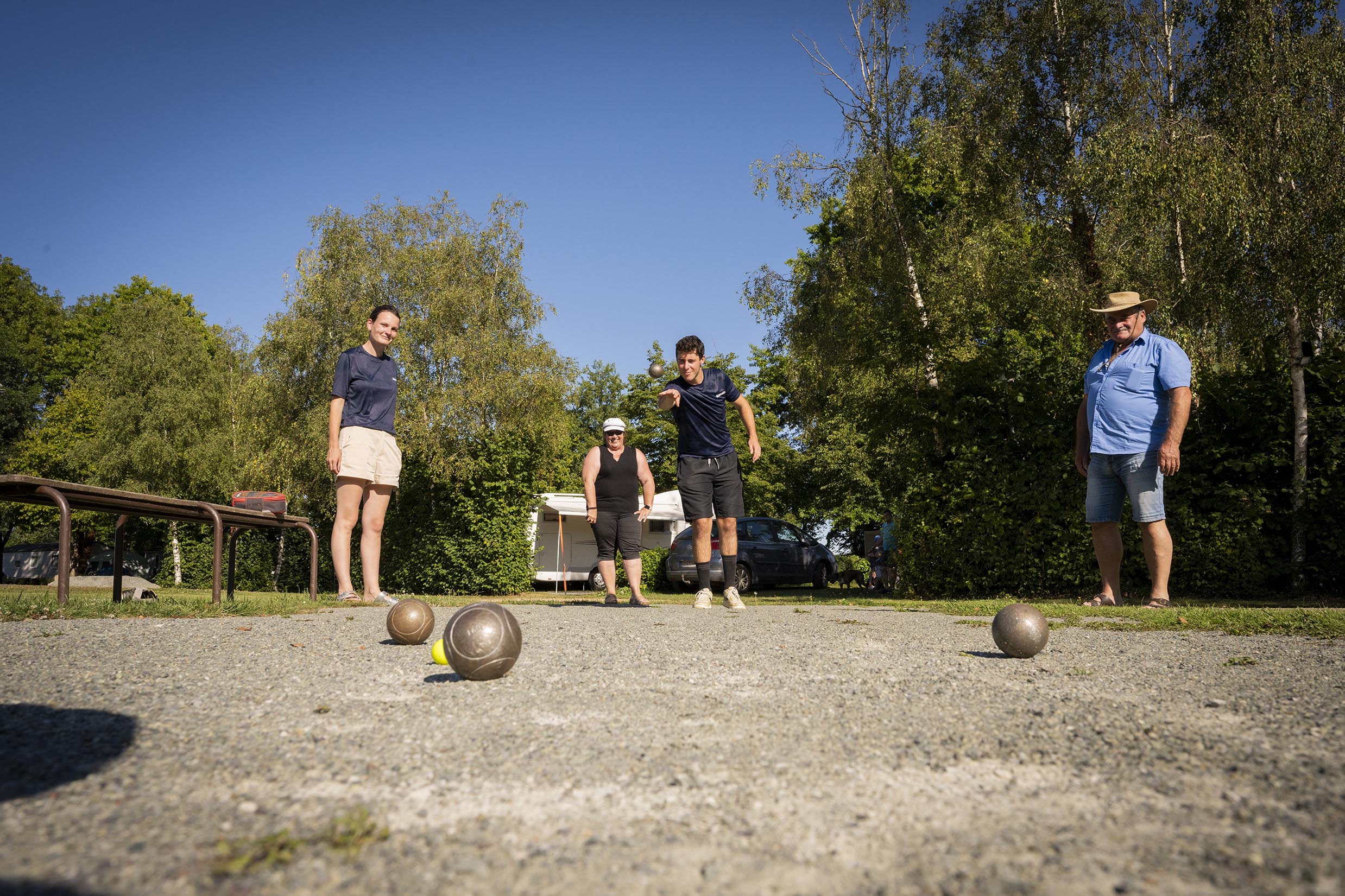 Concours de pétanque en doublettes